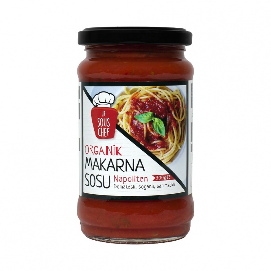 Jr. Sous Chef Organik Napoliten Makarna Sosu 300 gr.